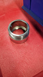 Clearance - Tank Fill Adapter, 2.5" Female NPT x 2.5" Male NH, Chrome, Red Head Brass
