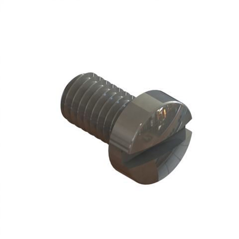 R-408 Screw M6X1.0X10 Slot Cheesehead Zinc