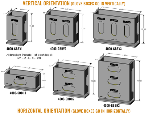 G3 Fire Rubber Glove Box Holders