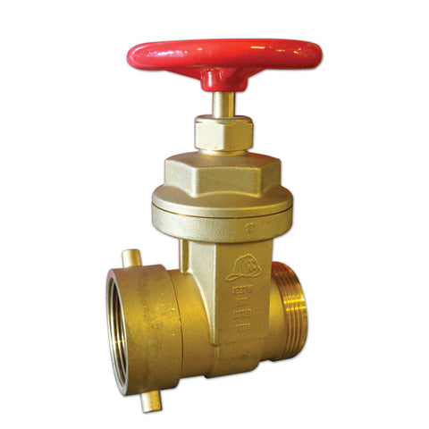 Heiman Fire Equipment - Single Hydrant Gate Vavle Brass