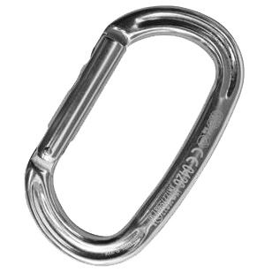 OVALONE Aluminum Carabiner, Non-Locking