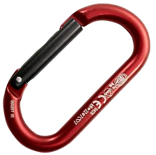 Classic Oval Aluminum Carabiner, Non-Locking