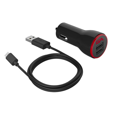 Car Charger with Type-C Cable