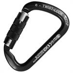 Large Multi-Use Aluminum Carabiner, Twistlock