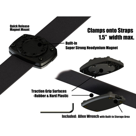 Clamp On Strap Magnetic Mount