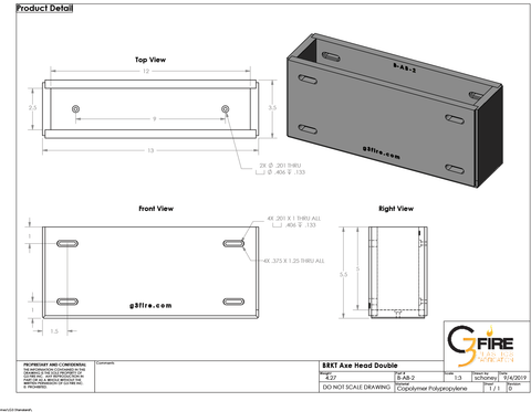 Double Axe Blade Pocket