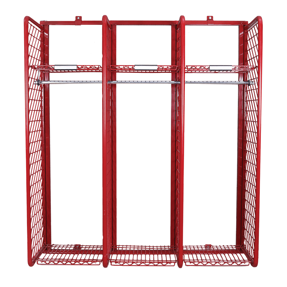 Ready Rack Wall Mounted Red Rack – Heiman Fire Equipment