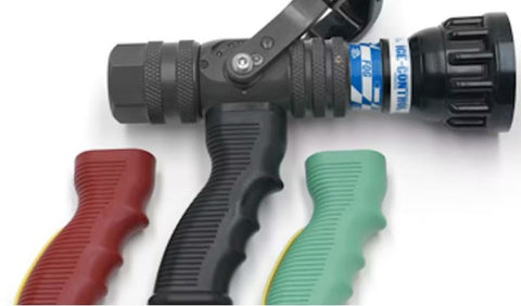 Colored Pistol Grips for TFT Nozzles - KIT
