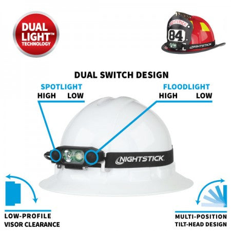 NightStick Dual-Light HeadLamps