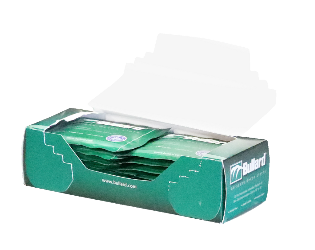 Bullard On-Scene Decon Cloths - Case (12 Boxes per Case, 20 Individual ...