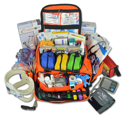 Large Modular Trauma Bag w/ Premium Fill Kit - LXMB35-SKF